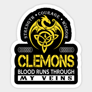 CLEMONS Sticker